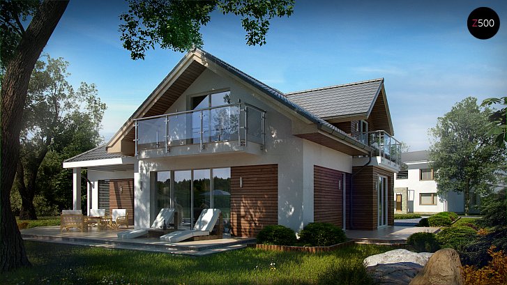 Z275. Privlačna mansardna hiša, z večkapno streho in večjo kurilnico za trda goriva