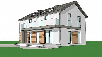 Varianta projekta hiše Zx60 brez garaže